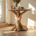 Reclaimed Wood End Table Living Edge Table Xmas Decor